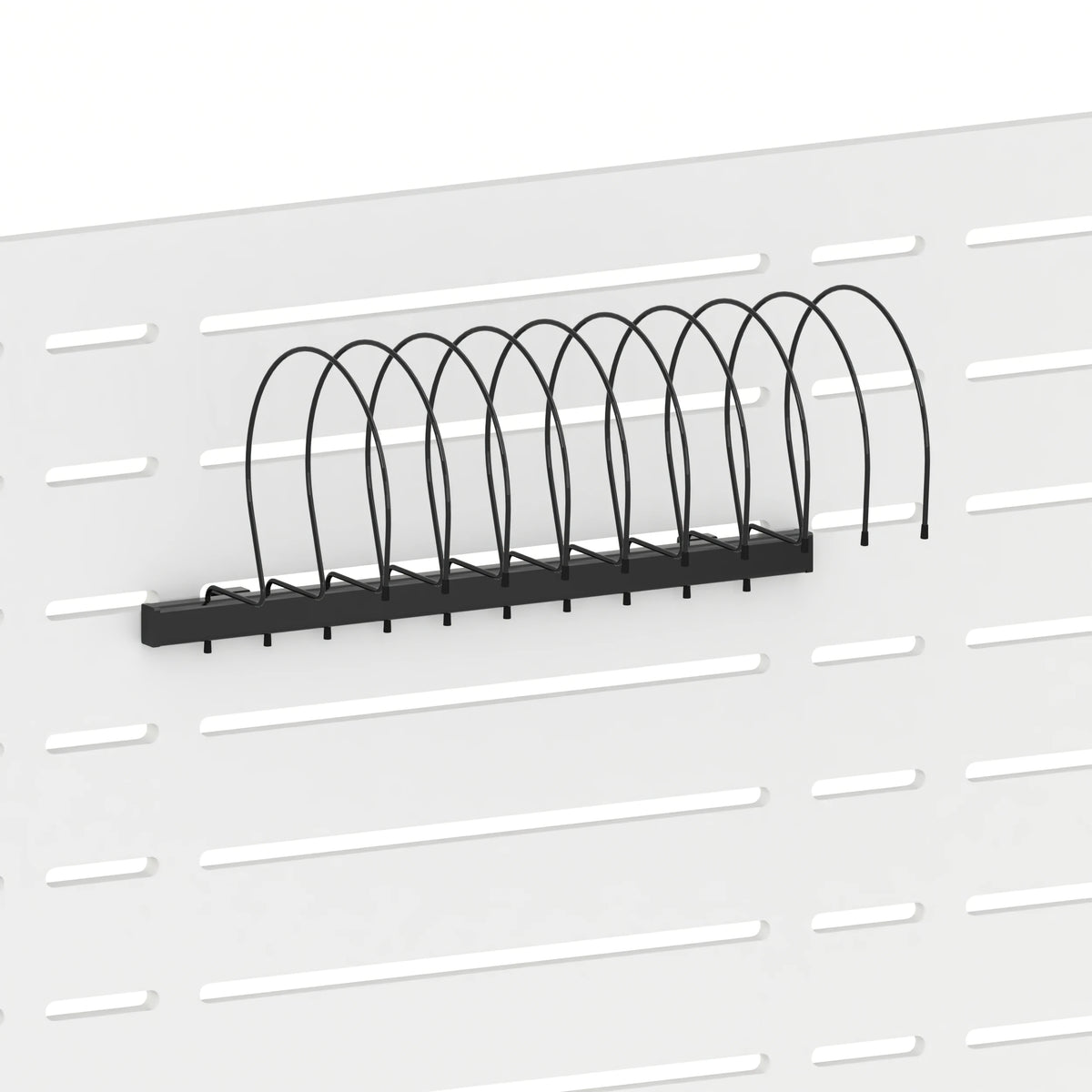 Barre porte-bonnets (panneau Slatwall) — coloris noir