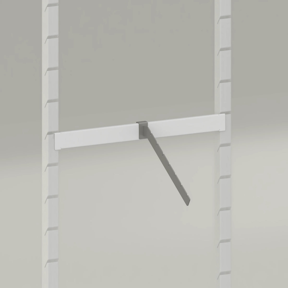 Bras en cascade pour portant (barre de charge) — coloris gris