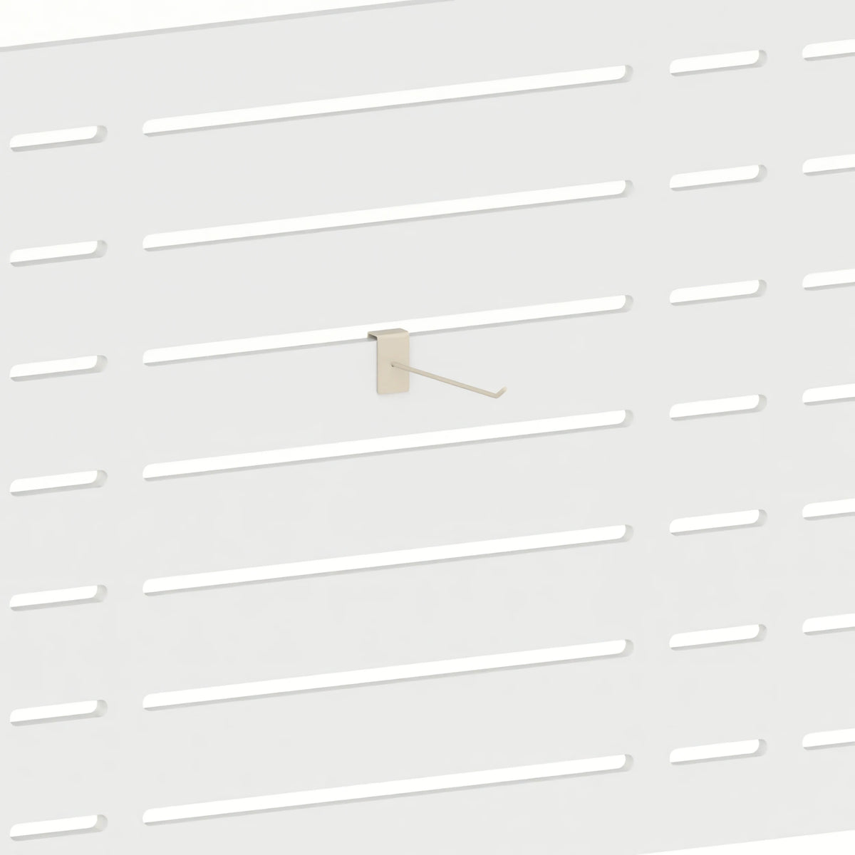 Broche à picots 20 cm (panneau Slatwall) — coloris beige