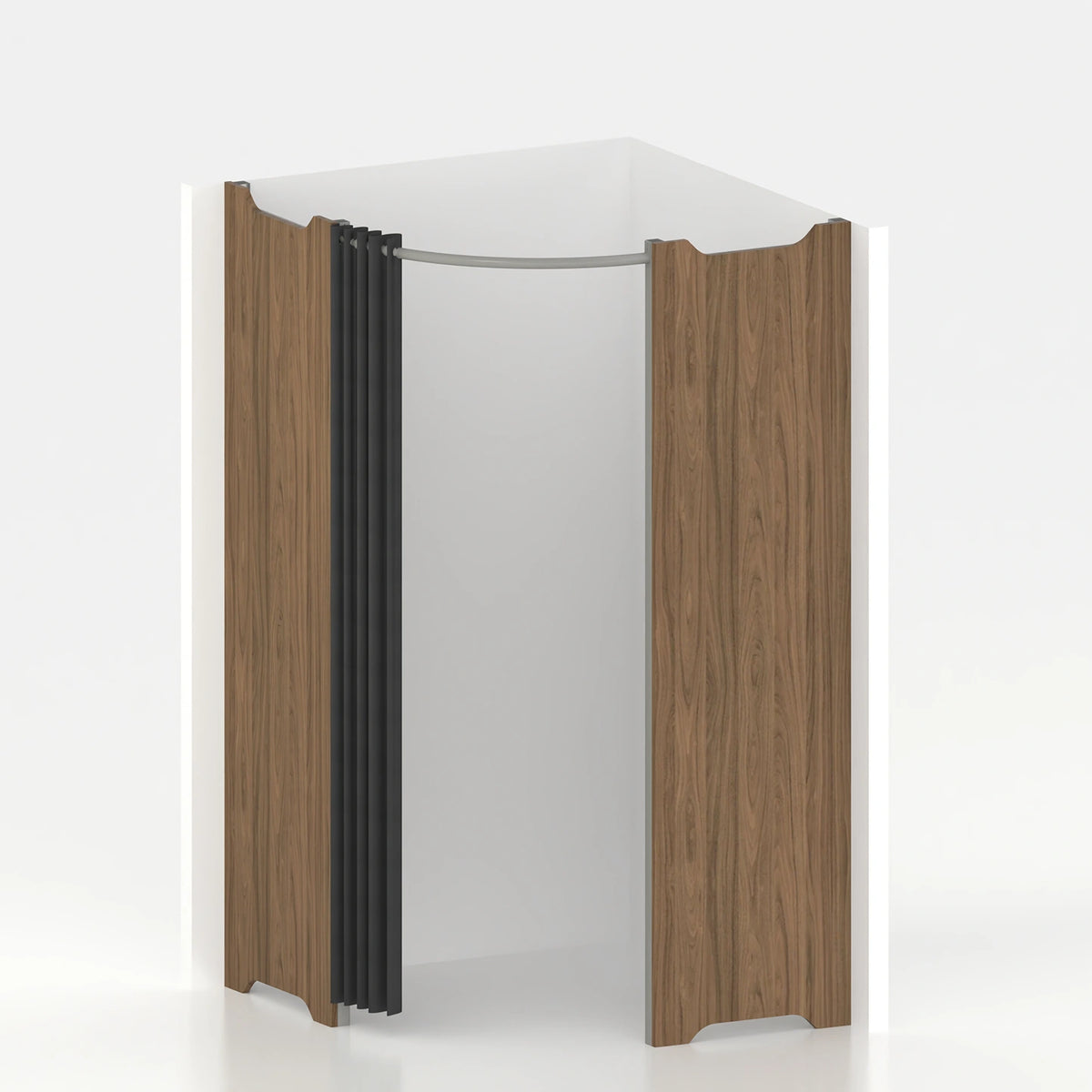 Corner fitting room Ø 120 cm