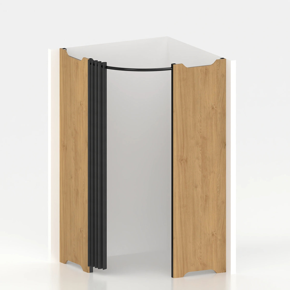 Corner fitting room Ø 120 cm