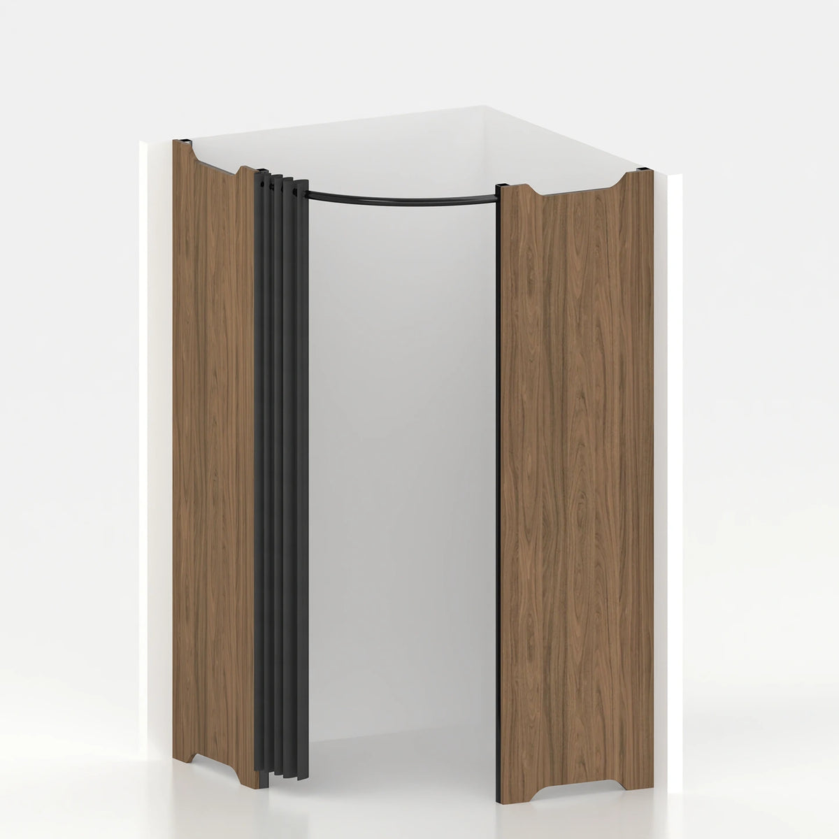 Corner fitting room Ø 120 cm