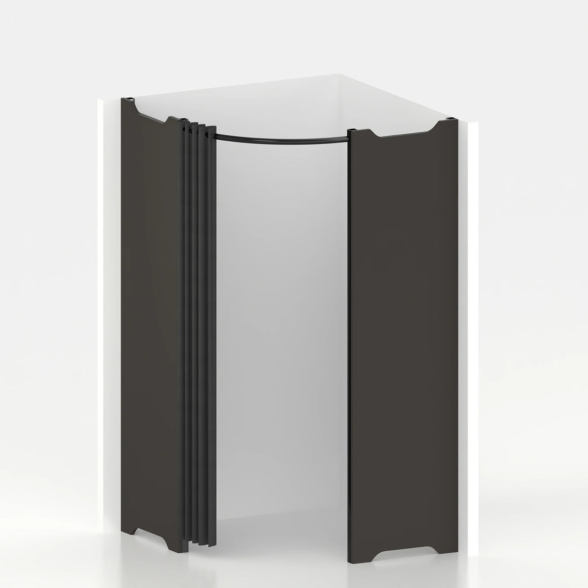 Corner fitting room Ø 120 cm