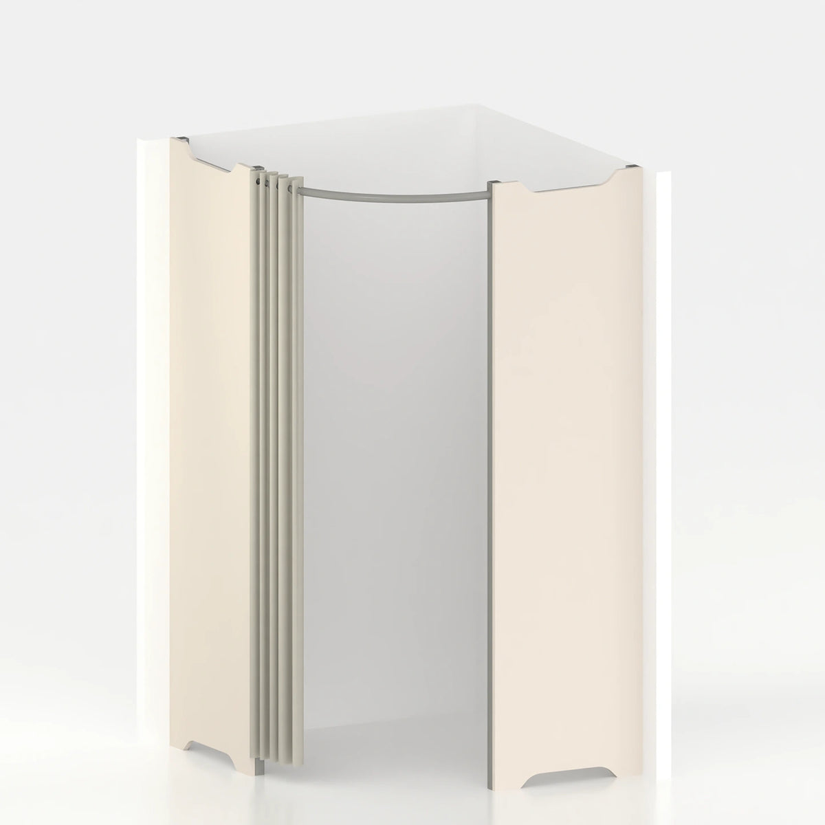 Corner fitting room Ø 120 cm