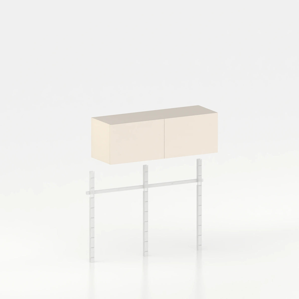 120 cm Wall Cabinet with 2 Doors