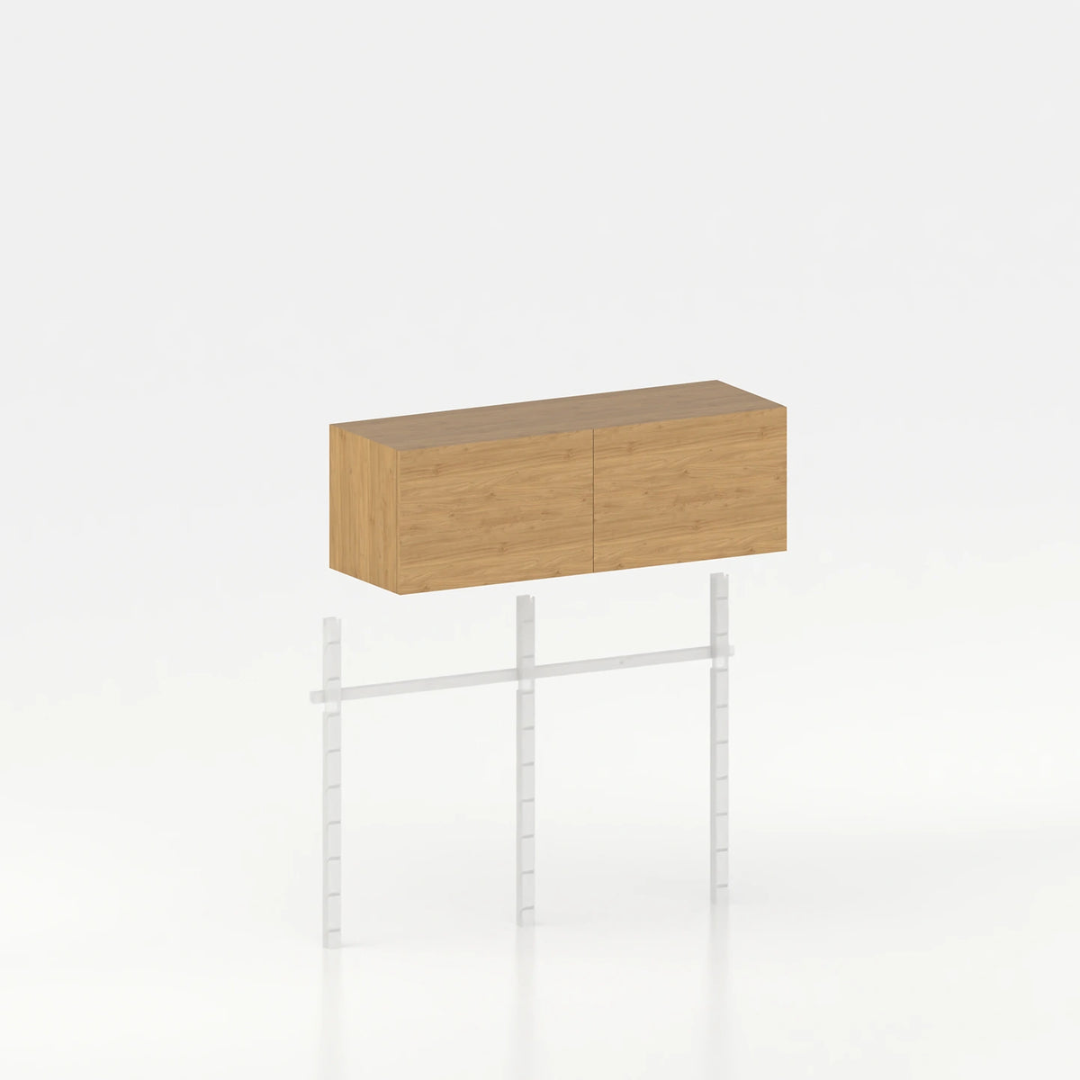 120 cm Wall Cabinet with 2 Doors