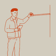 Taking measurements and site visit
