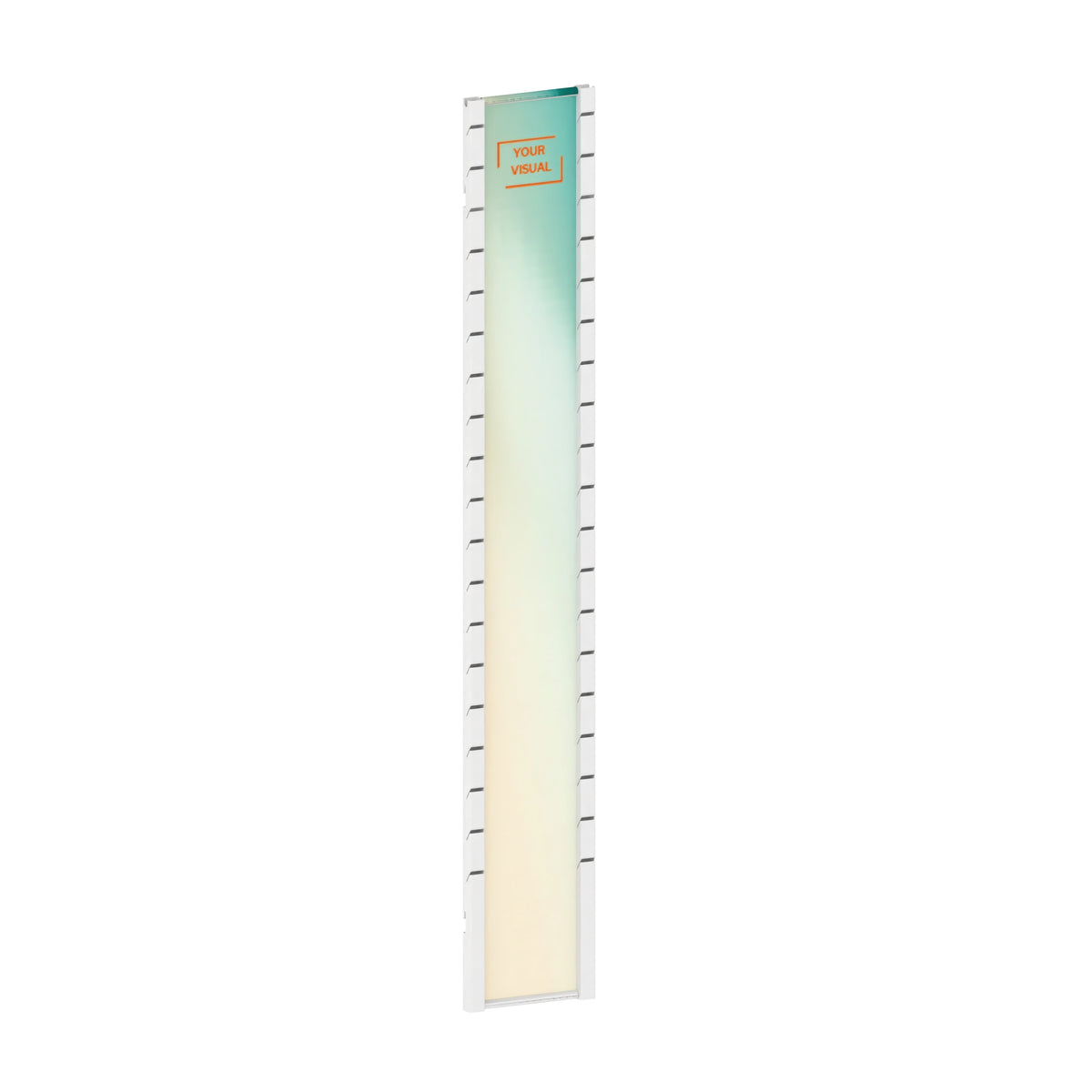 Support pour kakemono suspendu double de 30 cm sur ossature Le Poto.