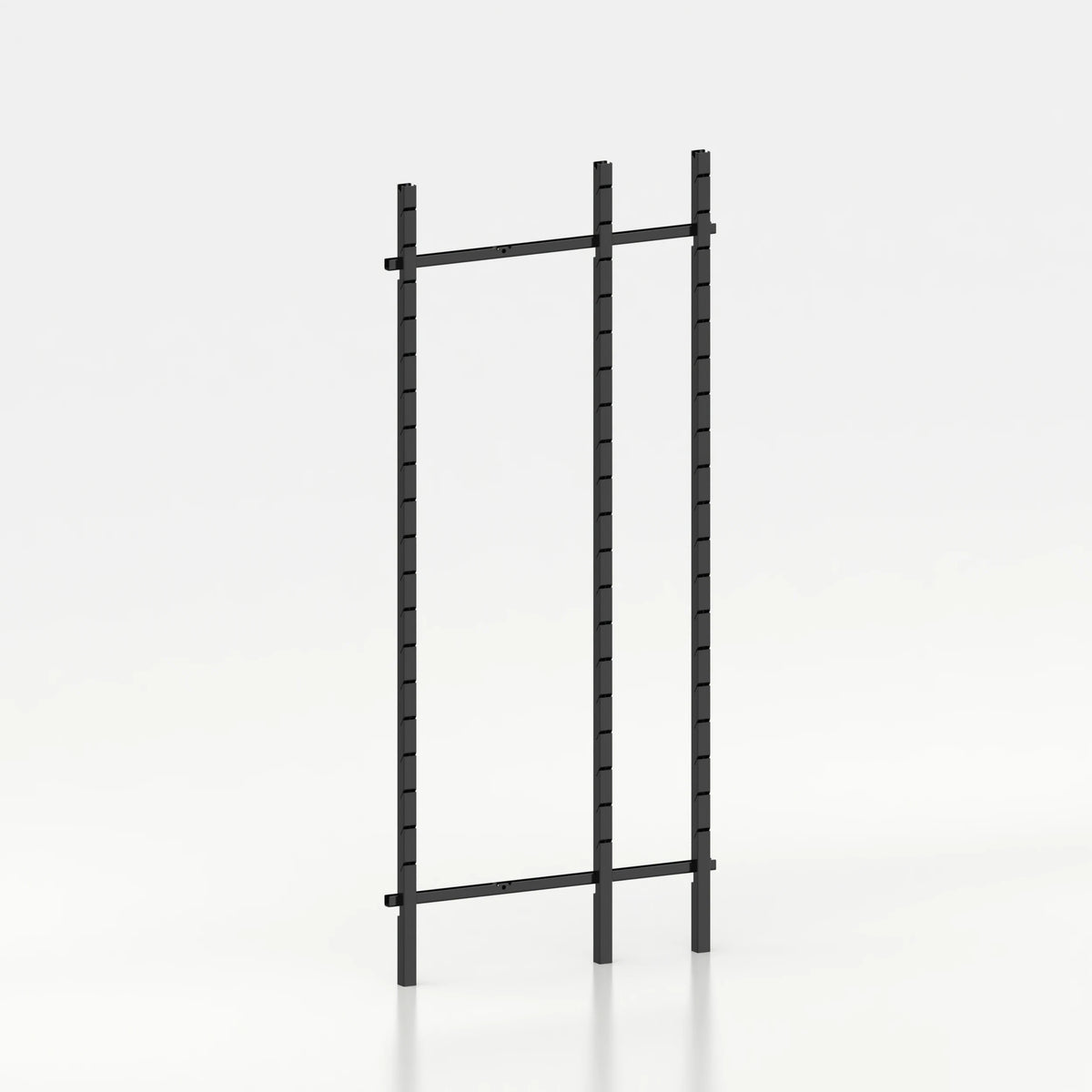 Kit d'agencement 100 cm (1 module 60 cm + 1 module 30 cm) avec 3 montants Poto et jeu de lisses 100 cm — coloris noir