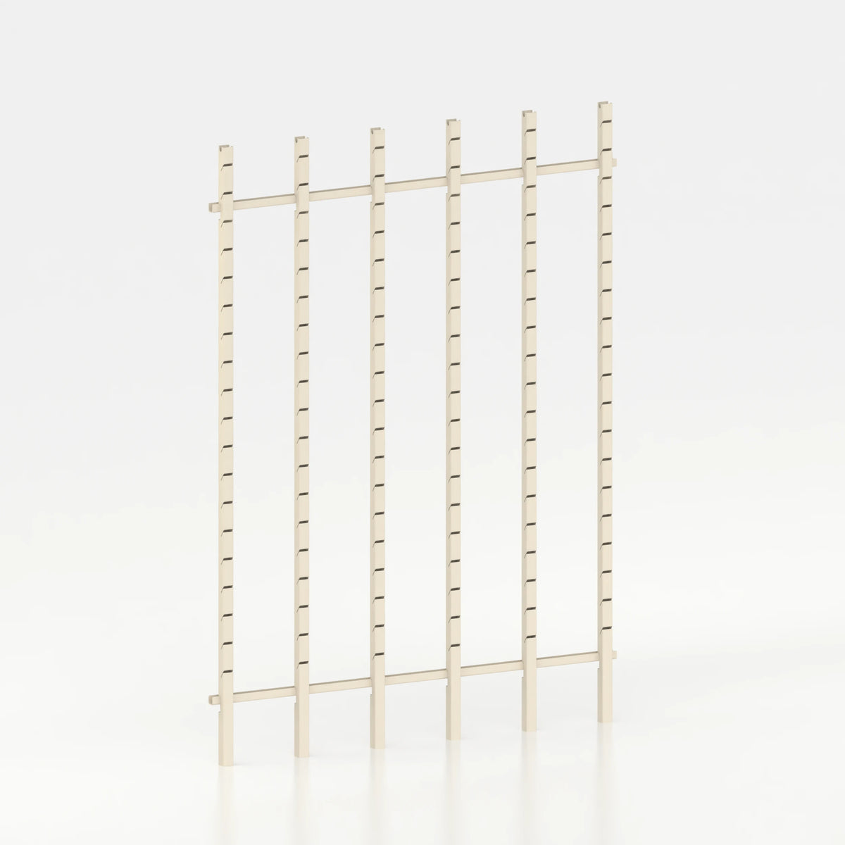 Kit d'agencement 160 cm (5 modules 30 cm) avec 6 montants Poto et jeu de lisses 160 cm — coloris beige