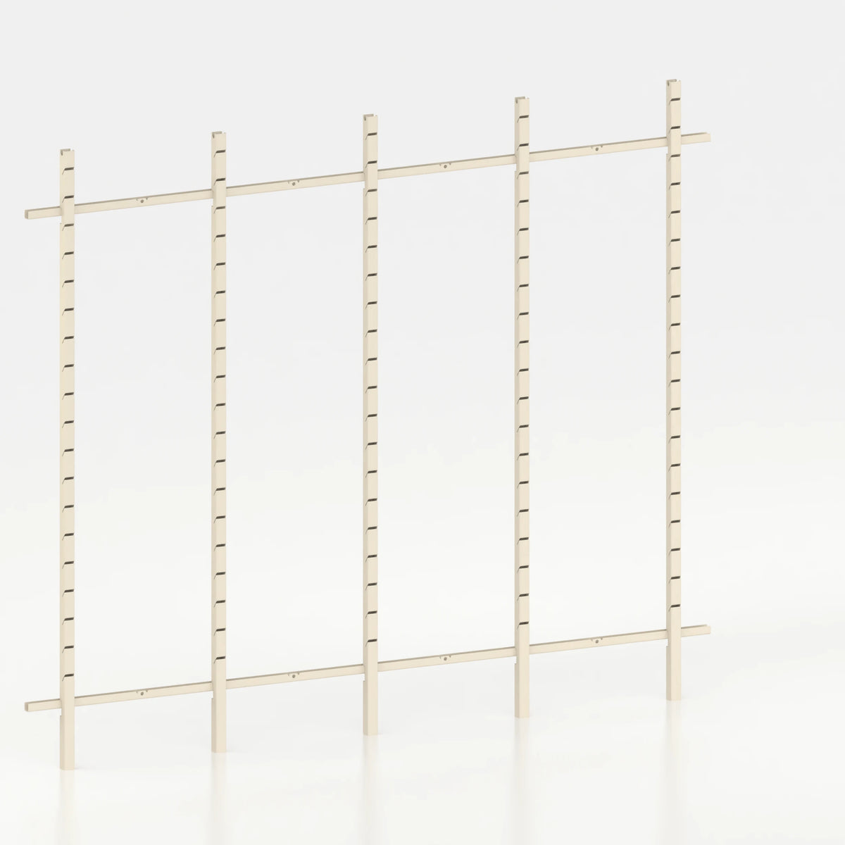 Kit d'agencement linéaire 270 cm avec montants Poto pour boutique — coloris beige