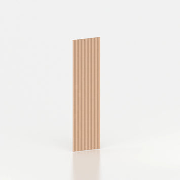 Wavy decorative wall panel