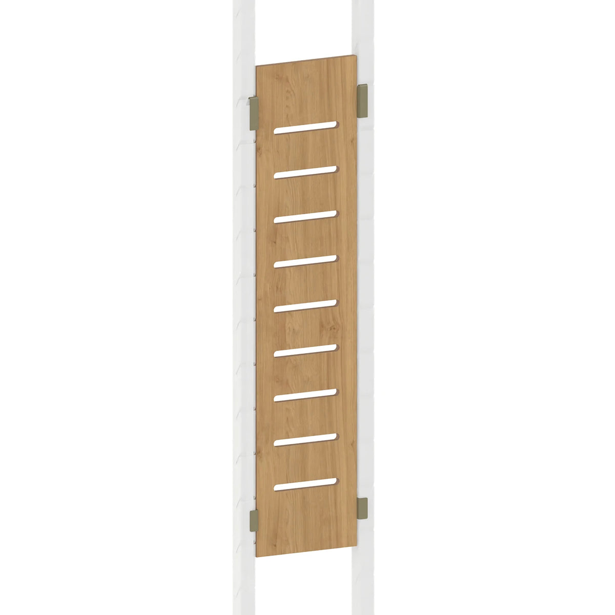 Slatwall wood panel - Half height