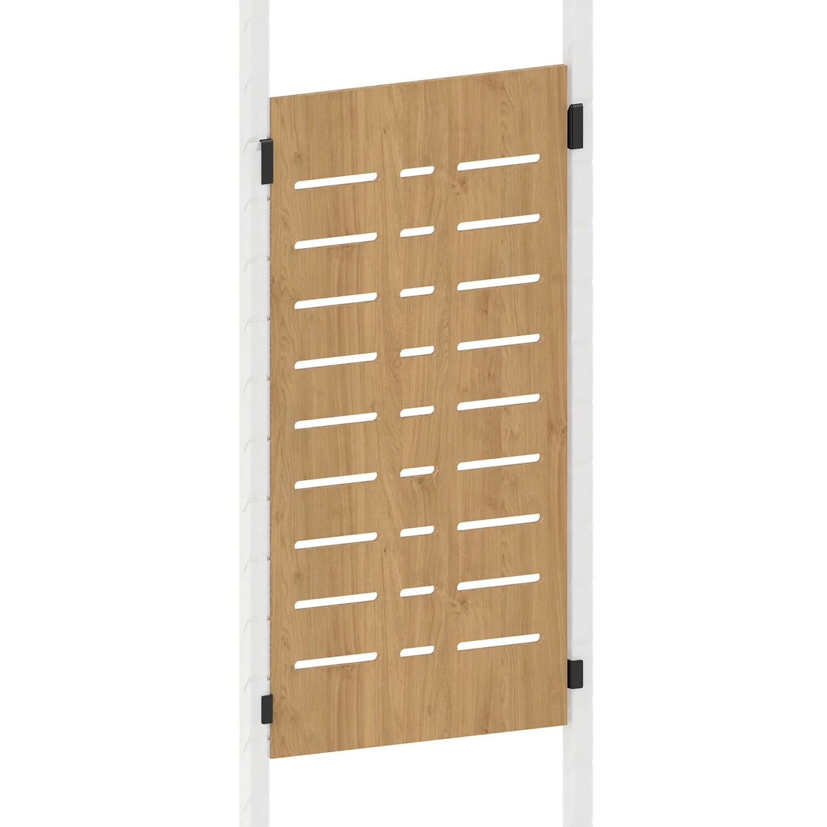 Slatwall wood panel - Half height