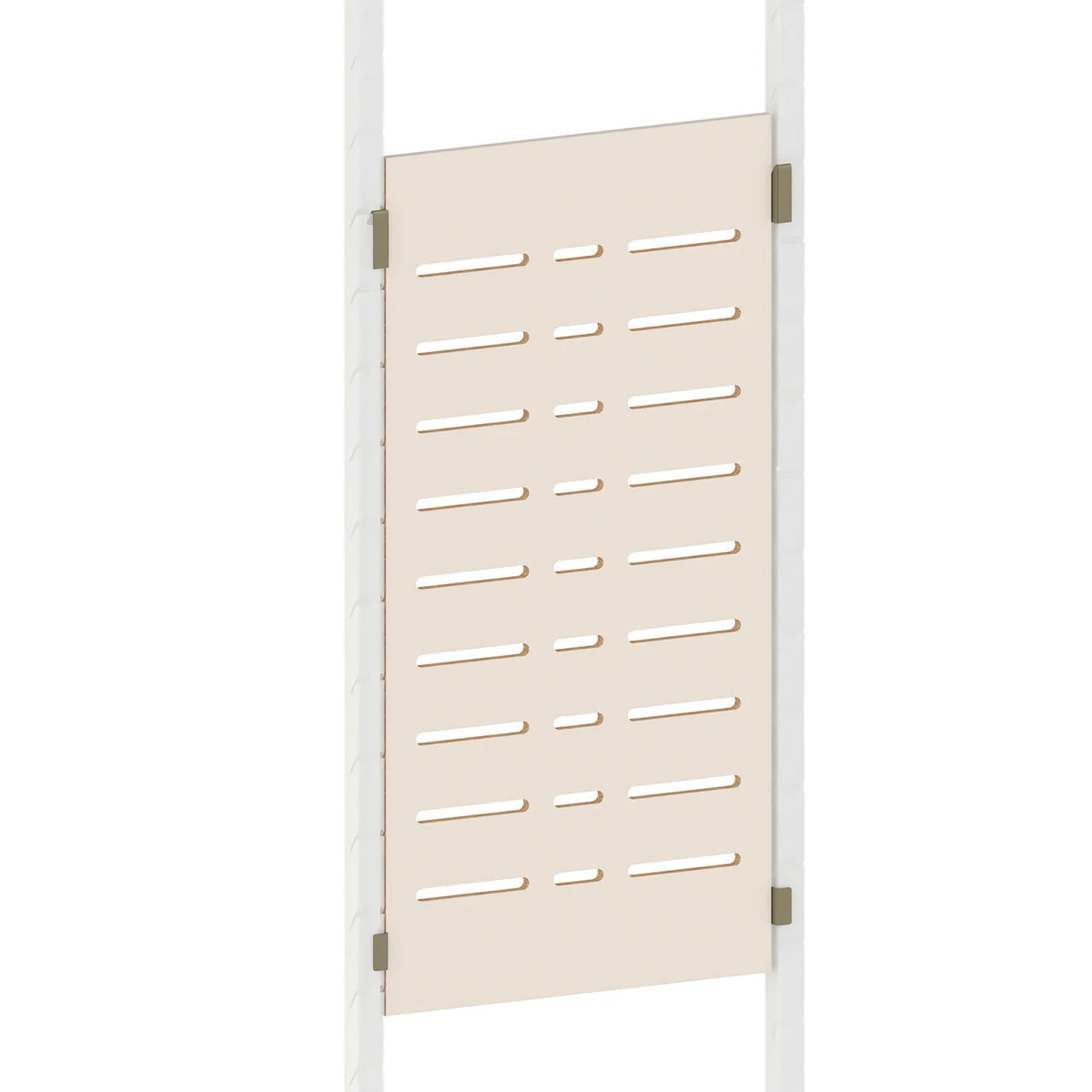 Slatwall wood panel - Half height