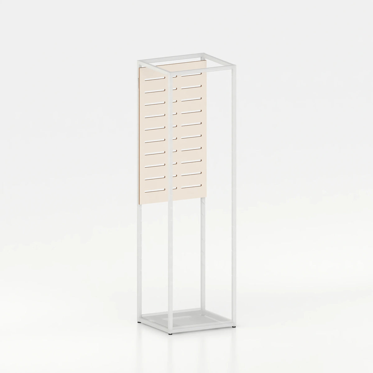 Slatwall panel for display frame