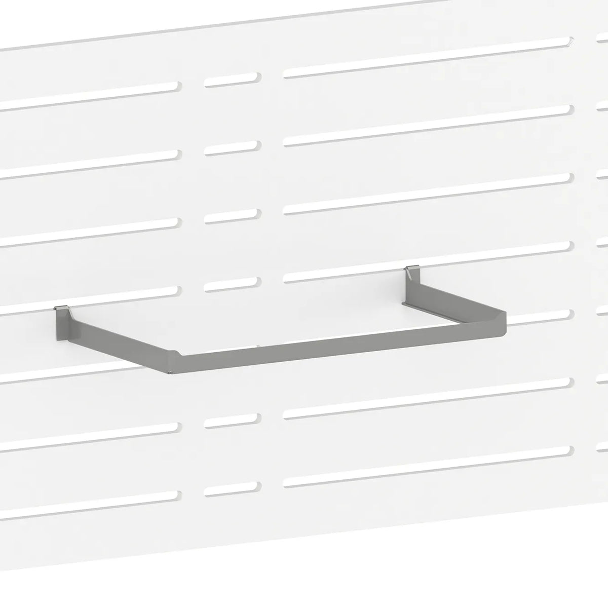 Penderie pour panneau rainuré — coloris gris