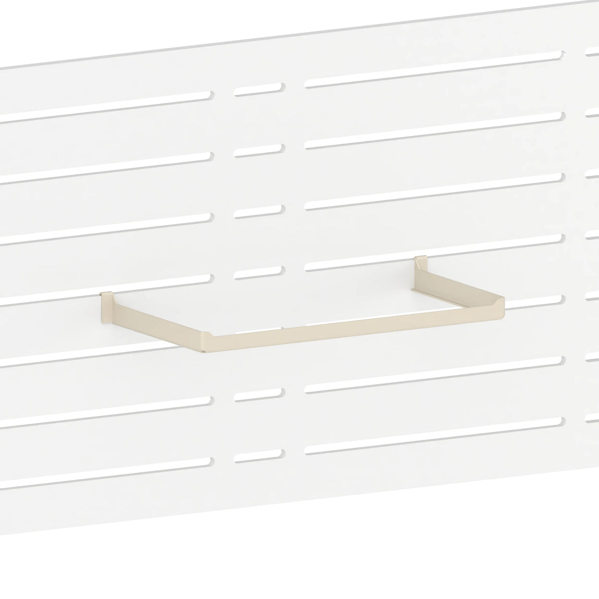 Penderie pour panneau rainuré magasin — coloris beige
