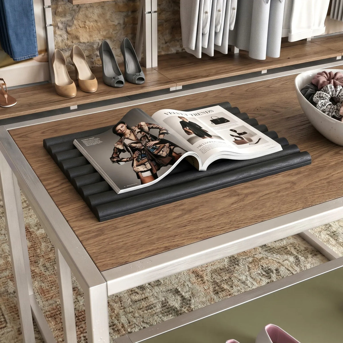 Corrugated display tray