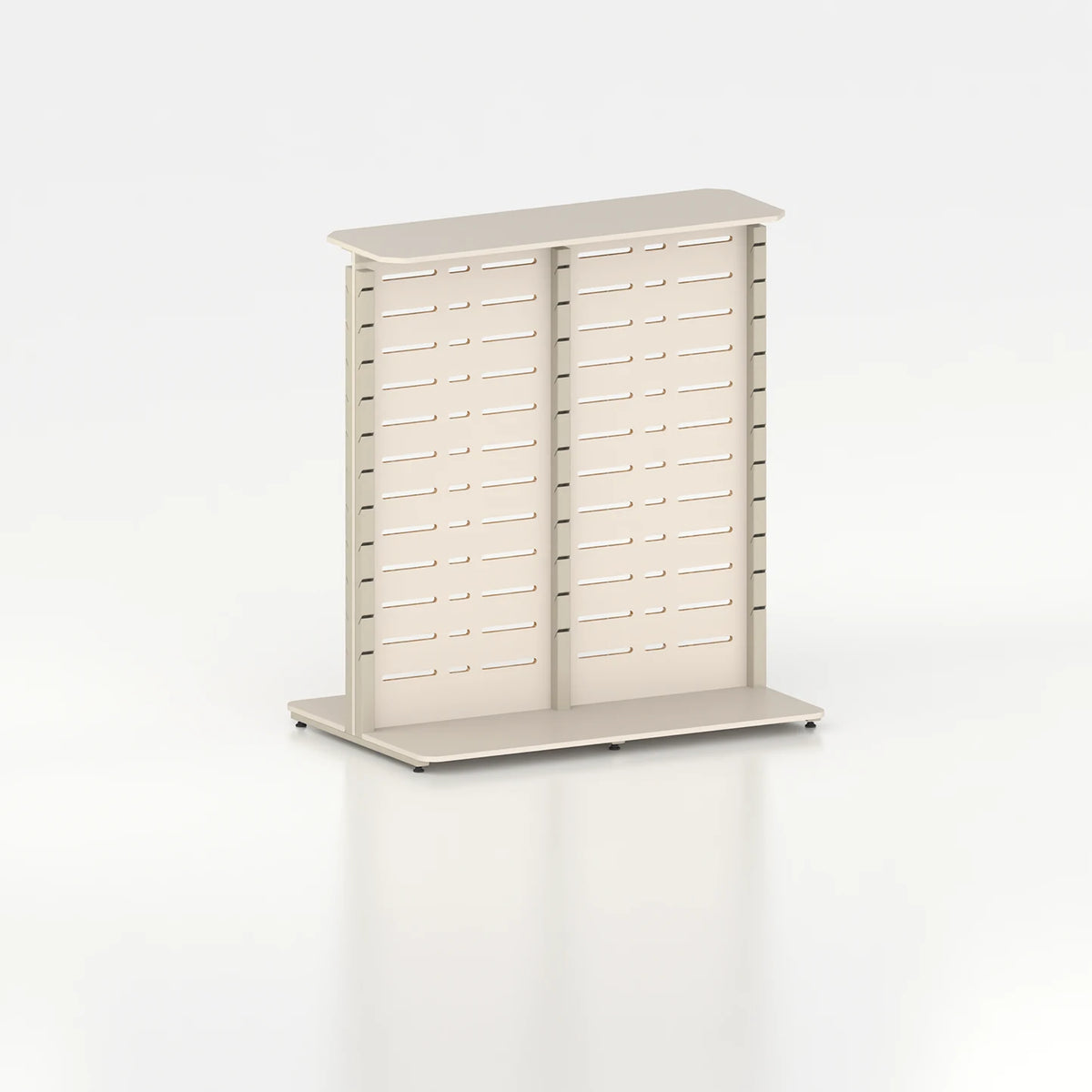 Double-Sided Slatwall Poto Display