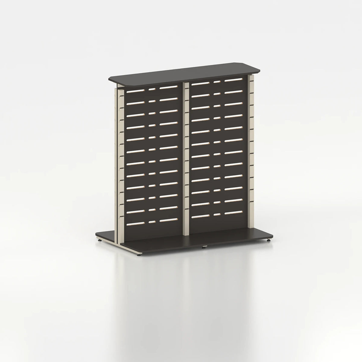 Double-Sided Slatwall Poto Display