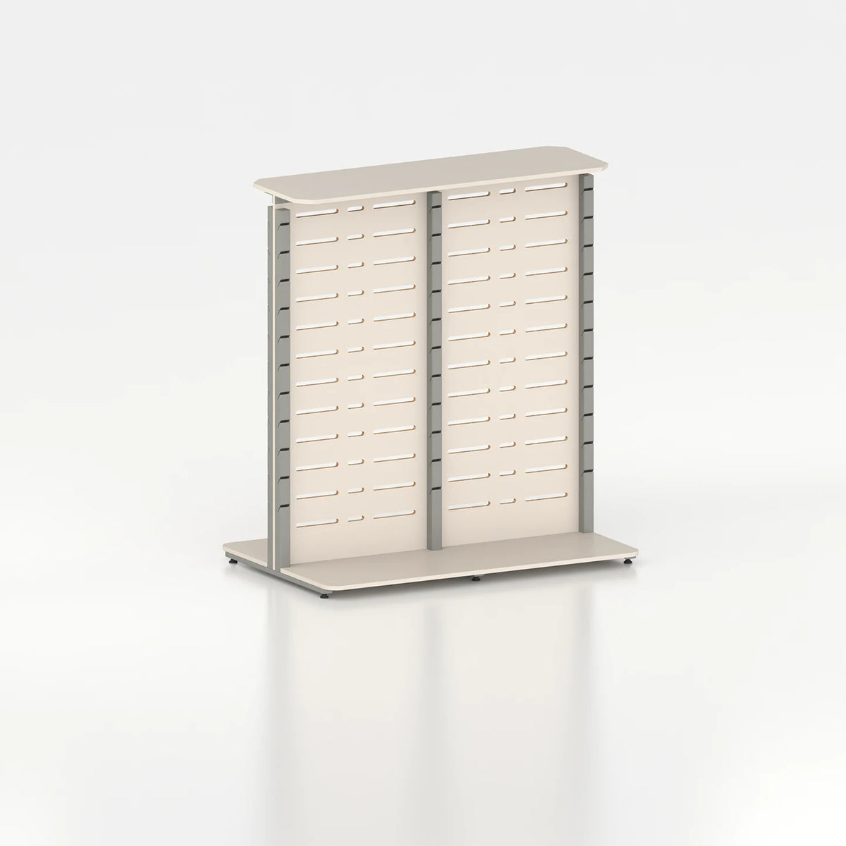 Double-Sided Slatwall Poto Display