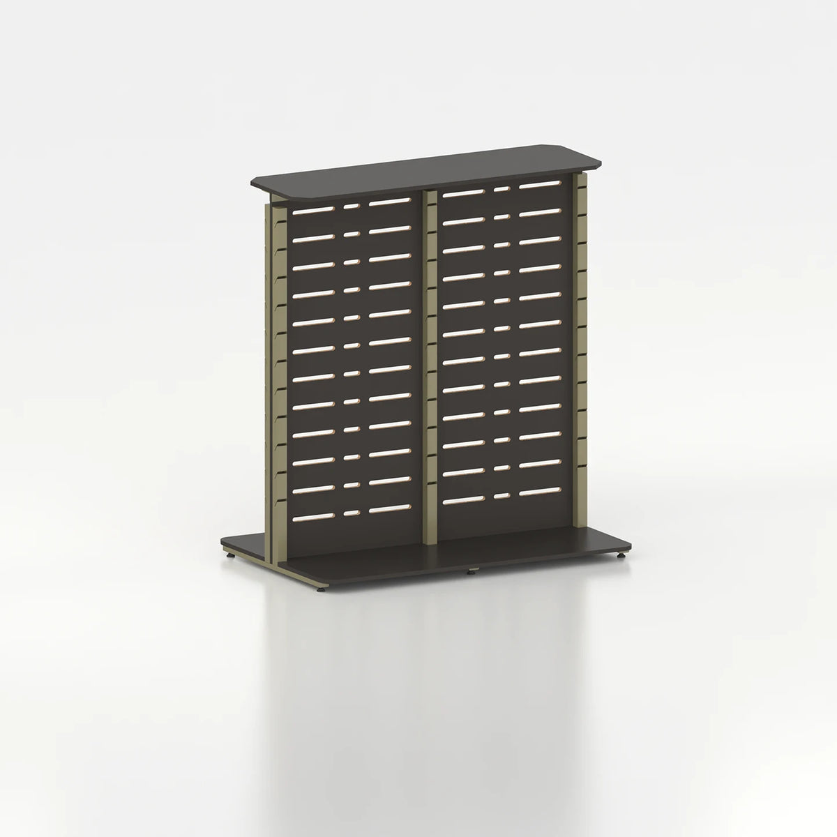 Double-Sided Slatwall Poto Display