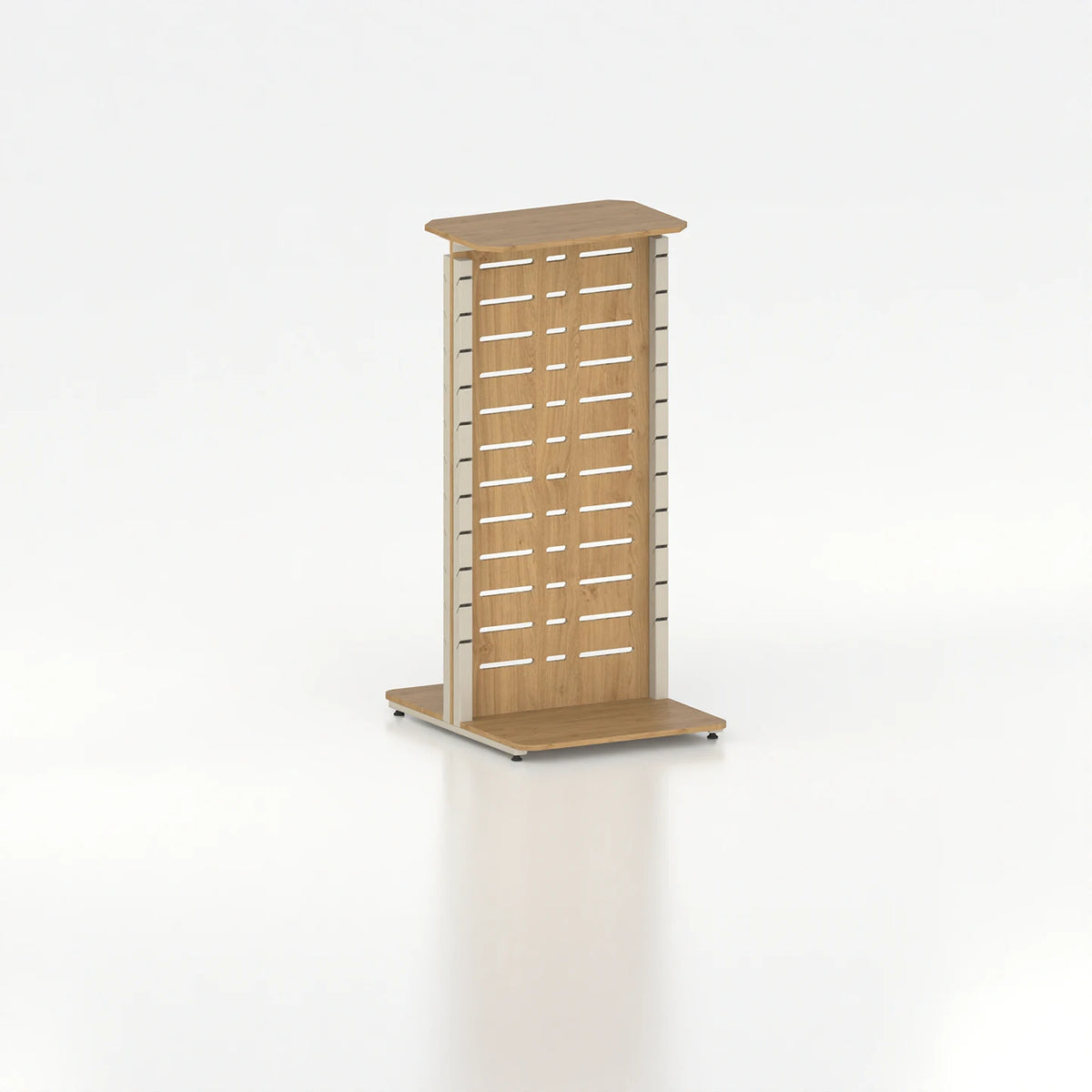 Double-Sided Slatwall Poto Display
