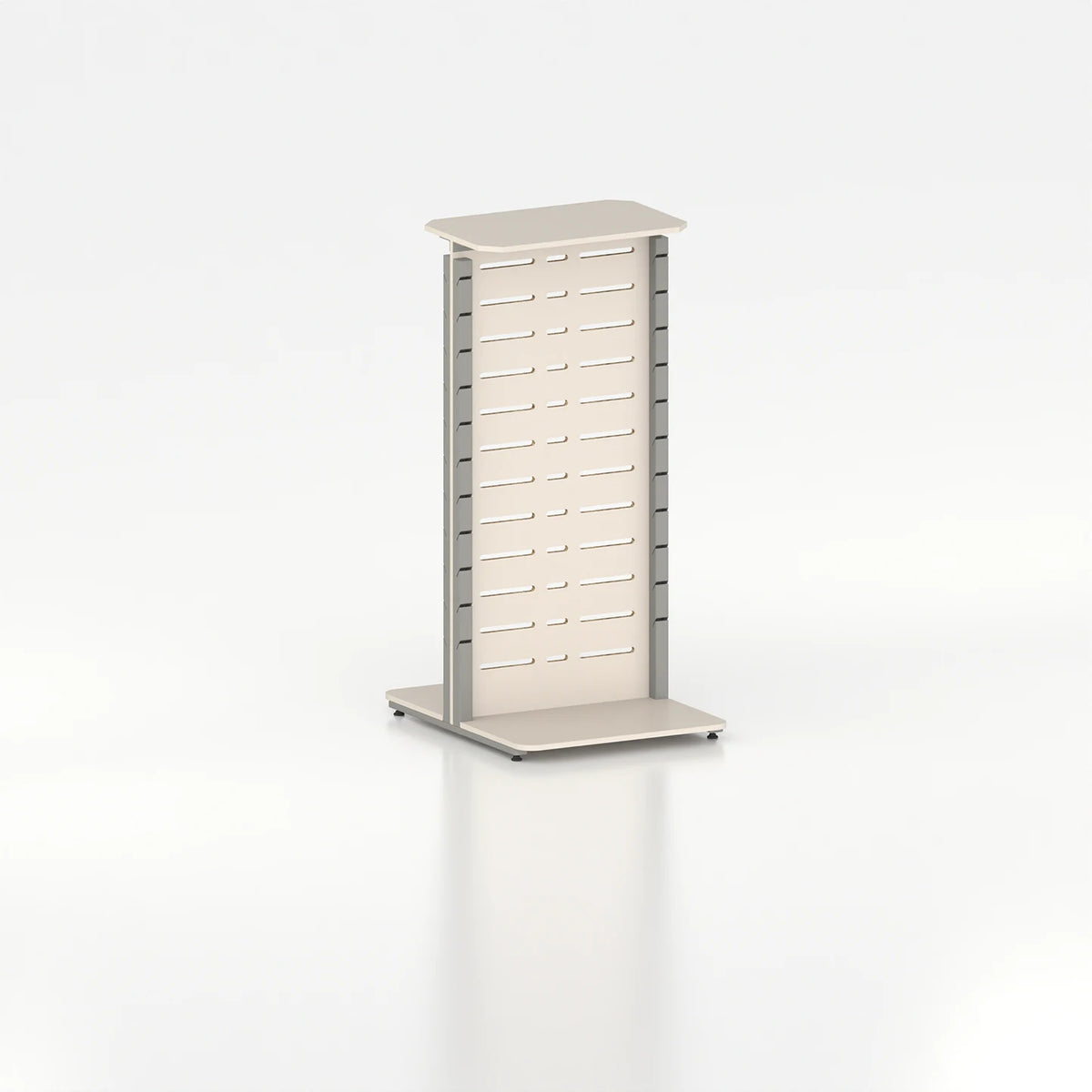 Double-Sided Slatwall Poto Display
