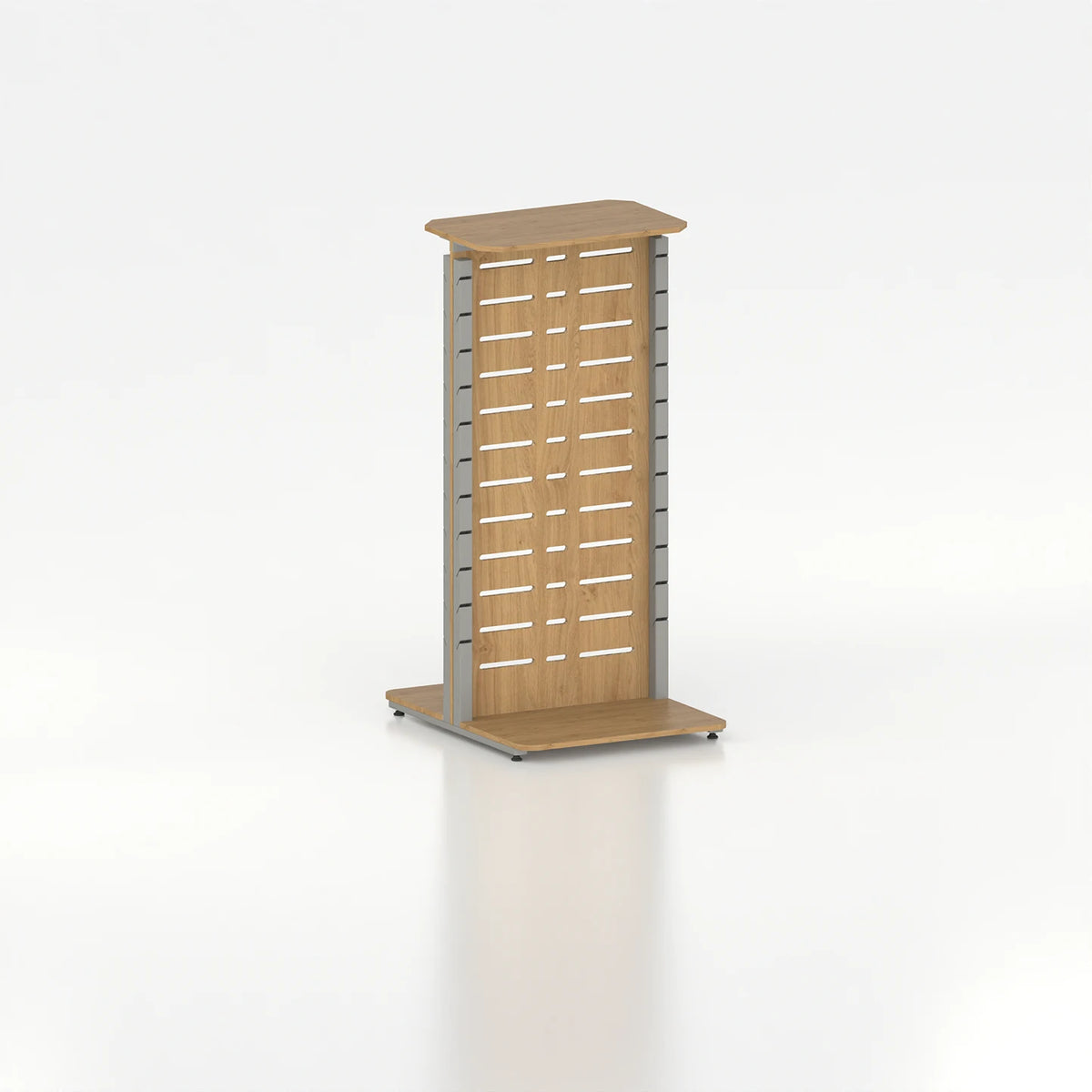Double-Sided Slatwall Poto Display