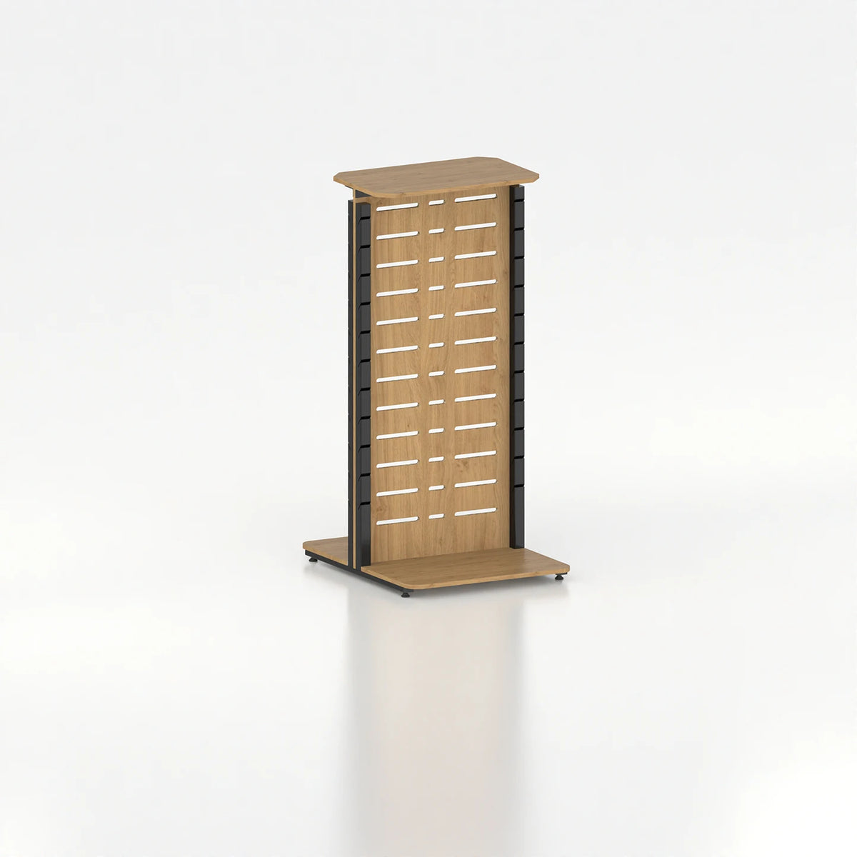Double-Sided Slatwall Poto Display