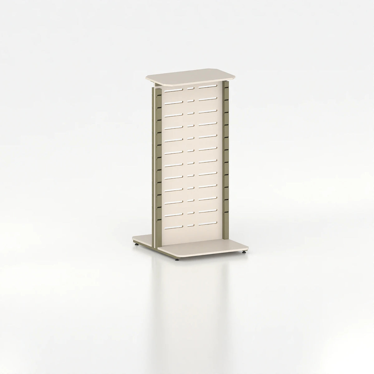 Double-Sided Slatwall Poto Display