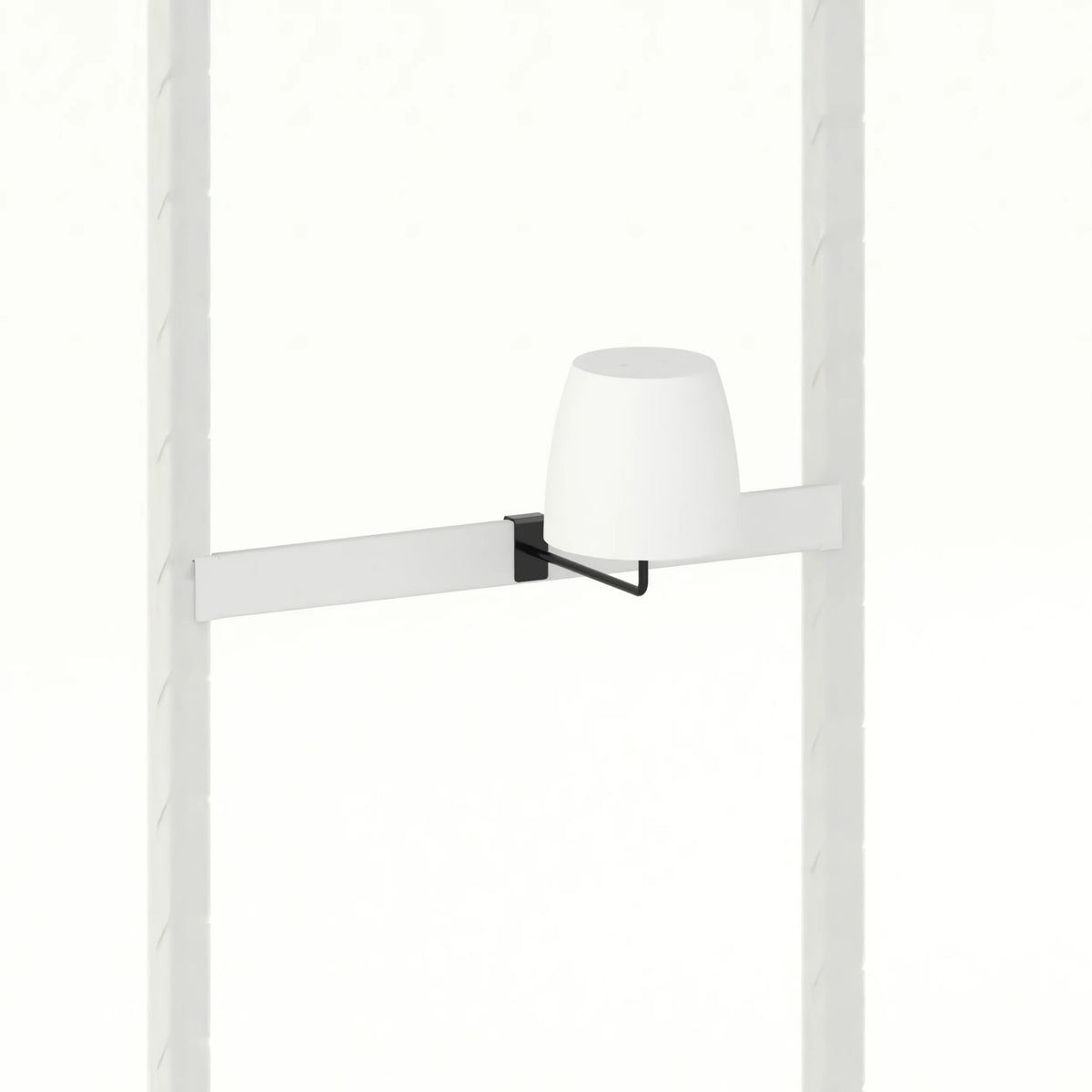 Support d'exposition pour bonnet (barre de charge) — coloris noir