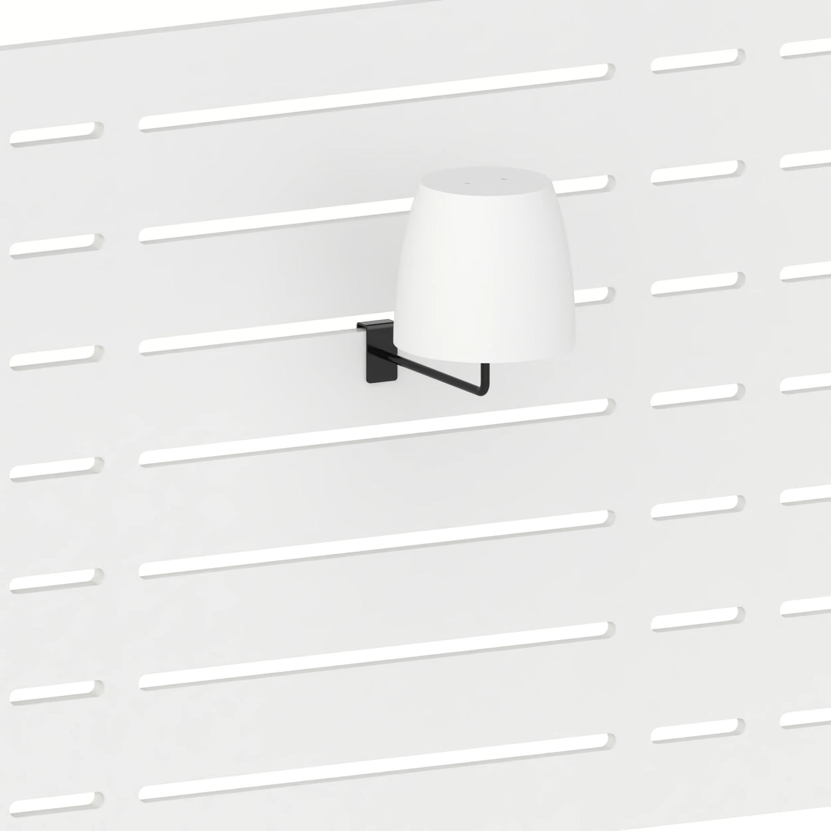 Support d'exposition pour bonnet (panneau Slatwall) — coloris noir