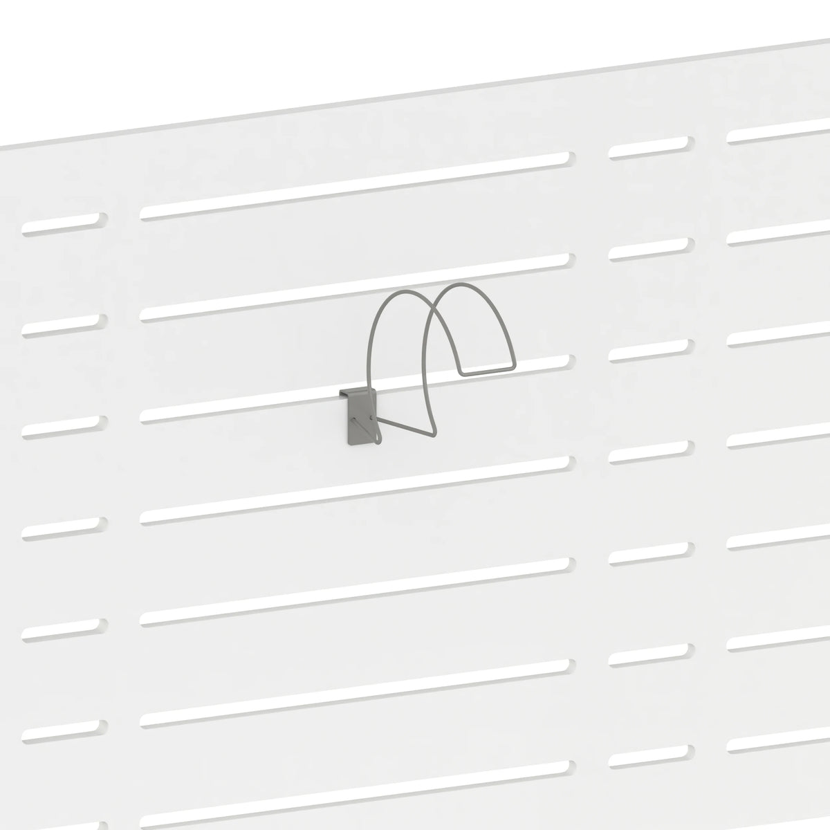 Support d'exposition pour casque de ski (panneau Slatwall) — coloris gris