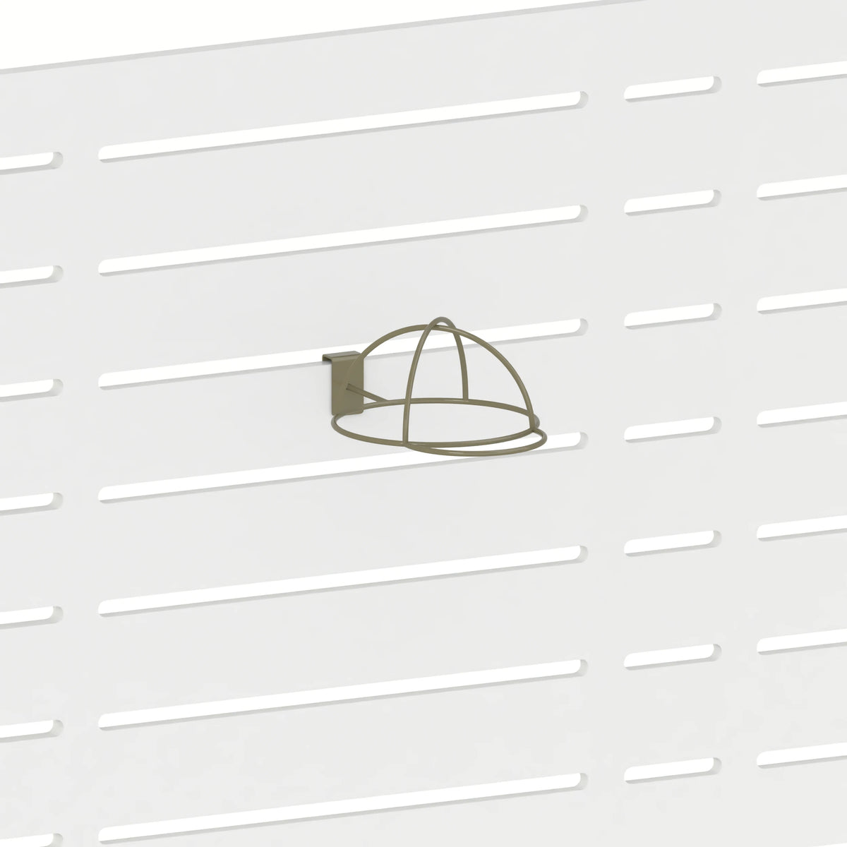 Support d'exposition pour casquette (panneau Slatwall) — coloris kaki